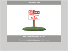 Tablet Screenshot of freedesignresources.com